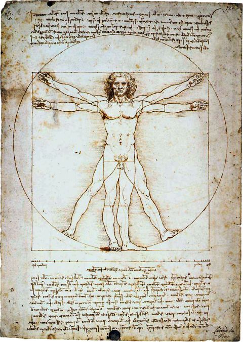 Leonardo Da Vinci's Vetruvian Man